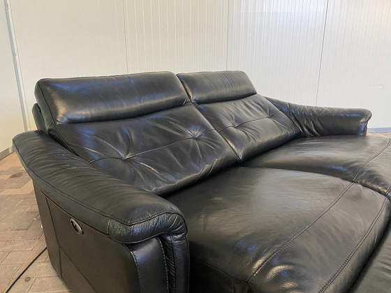 Image 1 of Black Cinema 2-seat Relax Sofa with USB Charger Socket
