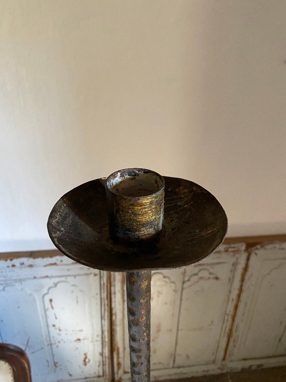 Candelabro de pie – vintage, Portavelas, Hierro (photo 10 of 13)