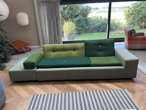 Vitra Green Polder Sofa – 3 5 zitsbanken, Textile