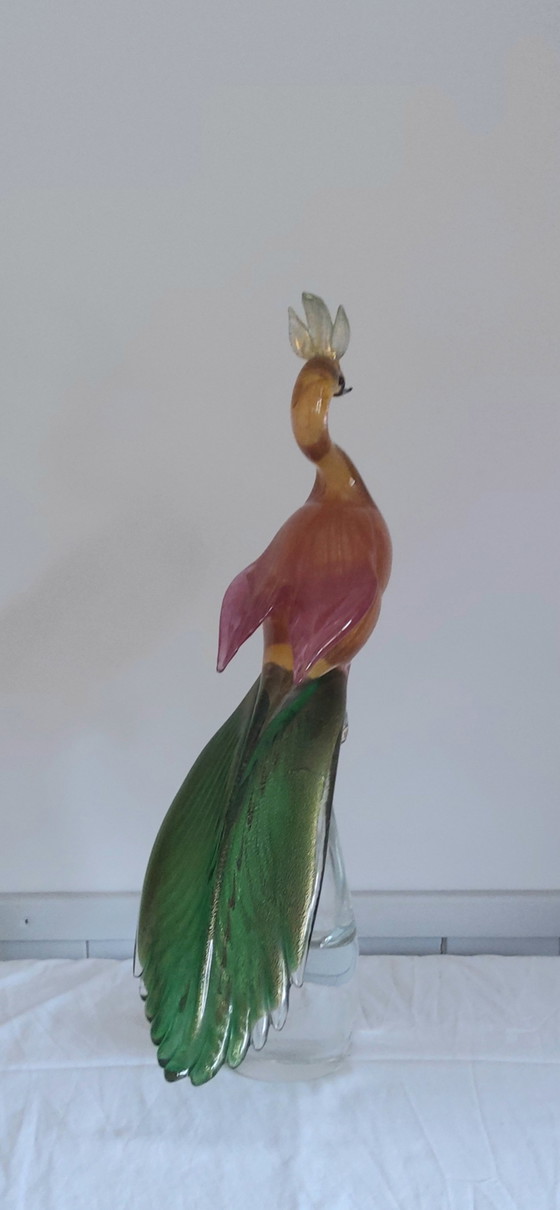 Image 1 of Pauw Murano glas Formia Bladgoud