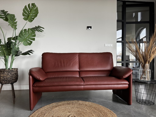 Leolux catalpa 3 pers lived leather