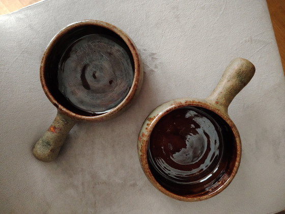 Image 1 of 2x Campo Piano Orezza Corsican handmade ovenproof casserole dish, signature