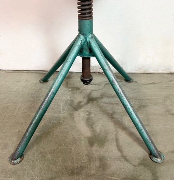 Image 1 of Dark Green Industrial Workshop Chair, 1950s