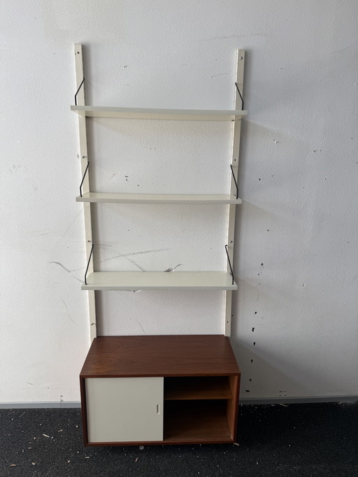 vintage Poul Cadovius Royal System wandsysteem uit de jaren 60, 