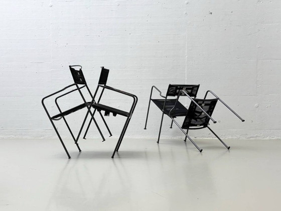 Image 1 of Spaghetti chairs with mesh upholstery by Giandomenico Belotti for Alias