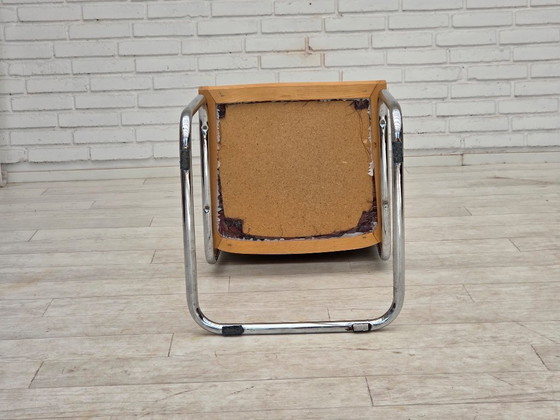 Image 1 of Juego de 4 sillas de comedor italianas de estilo Bauhaus, de la década de 1970.