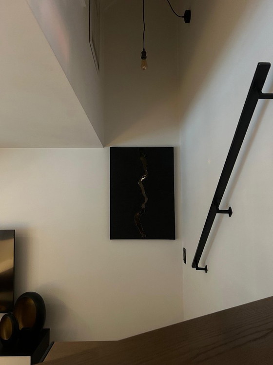 Modern Abstract Painting - Handmade on Canvas - Unique Artwork - 100 x 70 cm – Paintings & Drawings (photo 3 of 5)