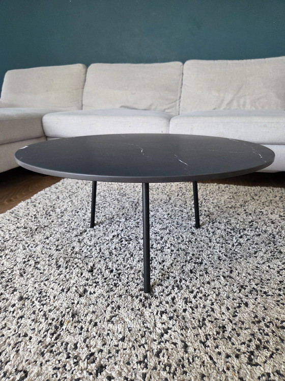 Image 1 of Tavolino da caffè in ceramica Unit 14 Nero Marquina - diametro 70 cm - condizioni perfette