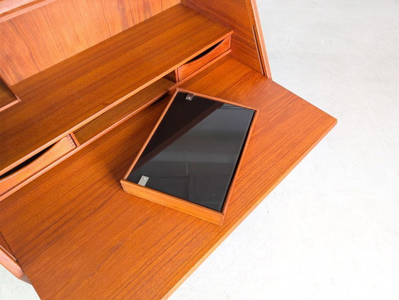 Image 1 of Secrétaire original Nils Jonsson HJN Mobler Midcentury en teck danois