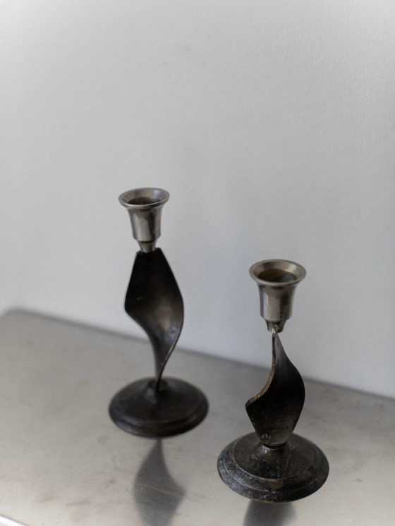 Image 1 of Mcm brutalistische Kerzenhalter