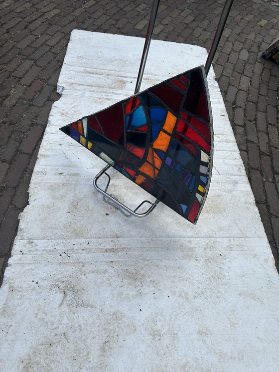 Image 1 of Glaskunst ROSAS vitrail contempory