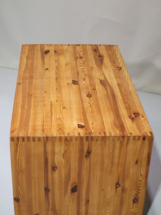 Image 1 of Scrivania con cassettiera Ate van Apeldoorn in pino anni '70