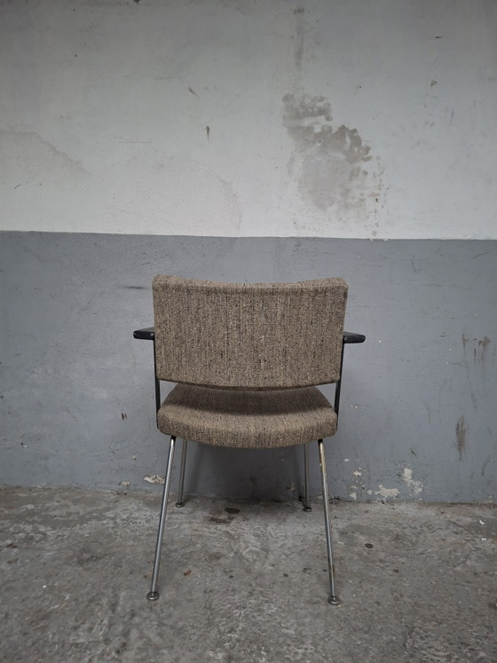Vintage Cordemeyer Gispen Armstoel – Fauteuils, Wool, Aluminium (photo 13 of 15)