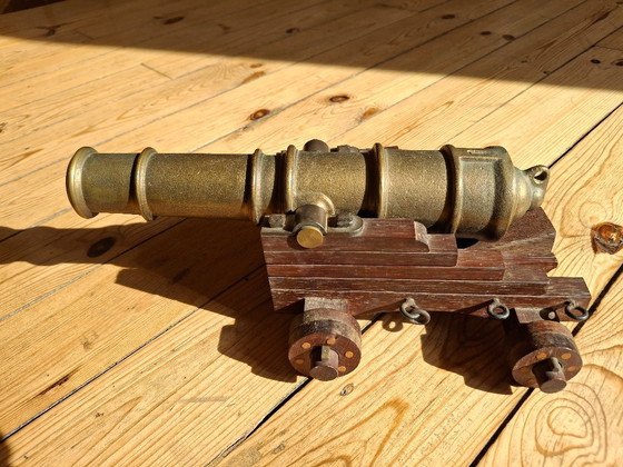 Riproduzione Grande Cannone in Bronzo 34 cm – Oggetti decorativi (photo 10 of 29)