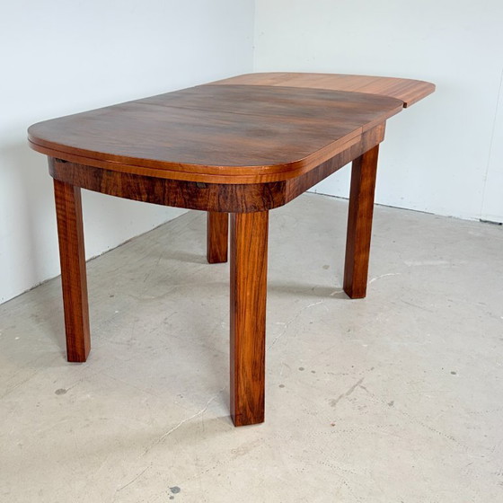 Ruscheweyh Design Dining Table – Extendable – Art Deco – Wood (photo 11 of 14)