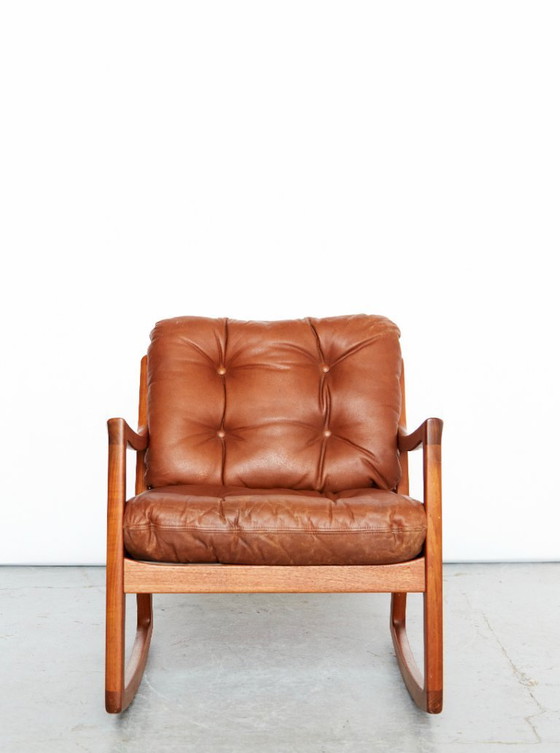 Image 1 of Mecedora Senator de mediados de siglo, diseñada por Ole Wanscher para CADO