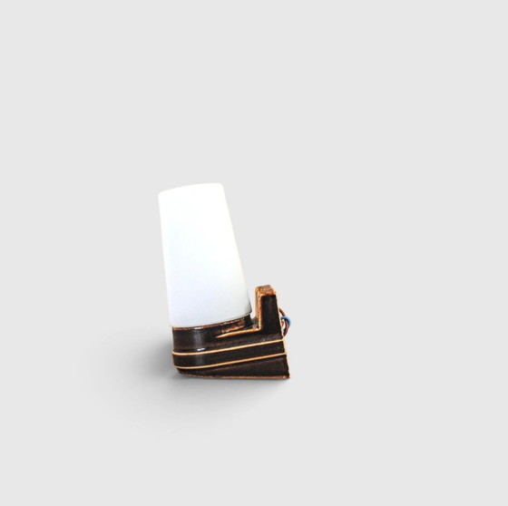 Vintage Wall Lamps Sigvard Bernadotte – Wall lights, Porcelain, Glass (photo 7 of 9)