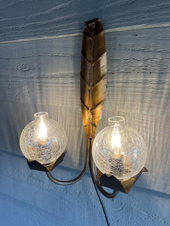 Image 1 of Vintage Hollywood Regency wall lamp