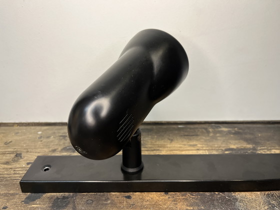 Image 1 of Black Vintage post modern Phase Madrid three spotlight ceiling lamp