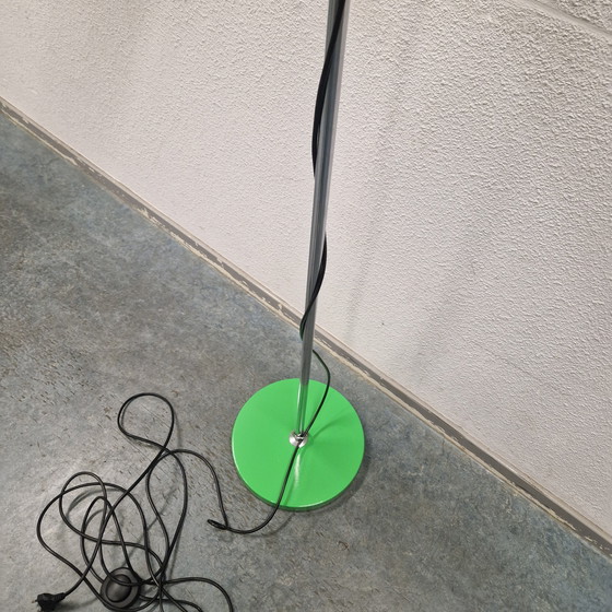 Image 1 of Lampadaire vintage des années 1970, projecteur vert
