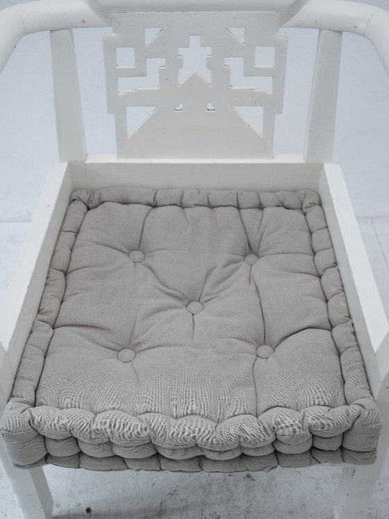 Art Deco, Belle Époque Armchair attributed to Ateliers Martine – Side chairs, Wood (photo 11 of 26)