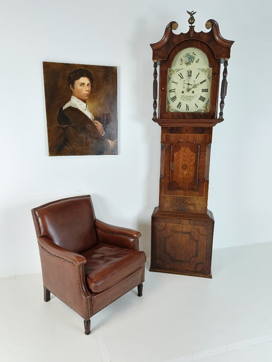 Image 1 of WM House Wetterby antique clock, 1780