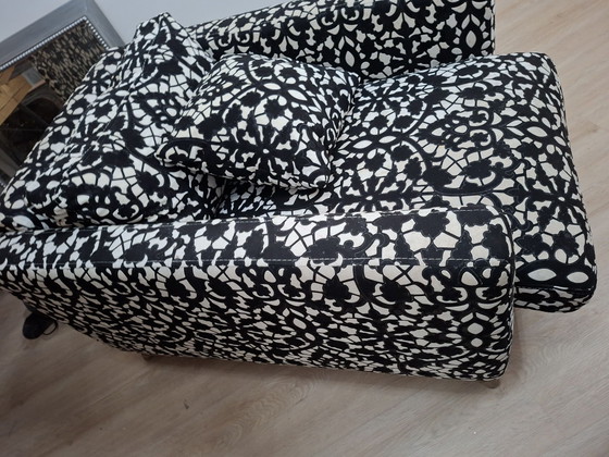 ROCHE BOBOIS Armchair, Velvet, Textile, Black (photo 2 of 6)