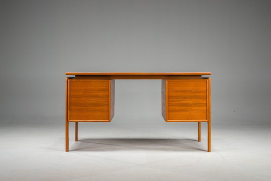 Image 1 of  Mid Century Teak-Schreibtisch von GV Møbler, 1970er Jahre