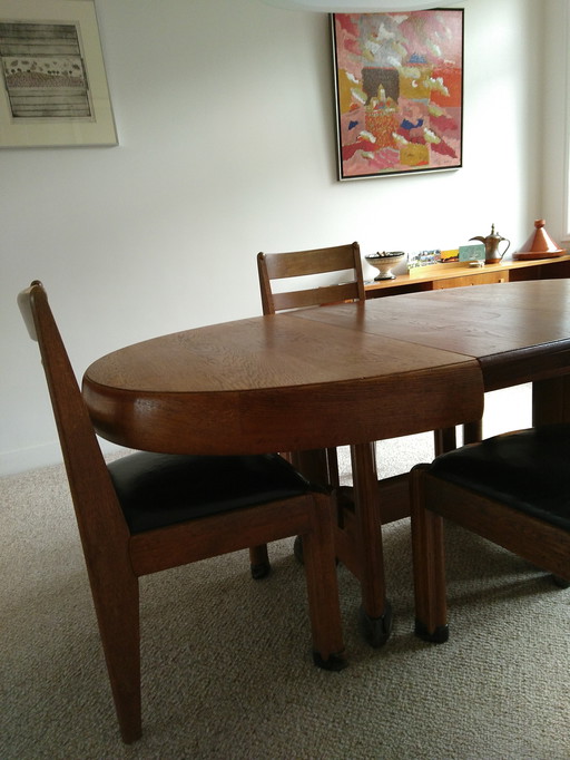 Amsterdam School Dining Table And Chairs