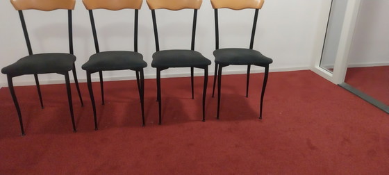 Image 1 of 4 chaises de salle à manger