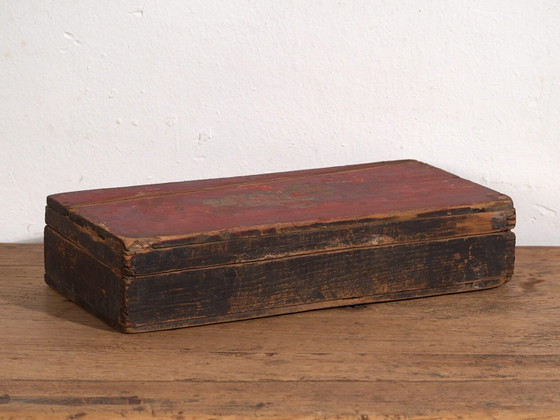 Caja antigua con pátina roja (c.1900) #4 – Armarios de almacenamiento (photo 39 of 40)