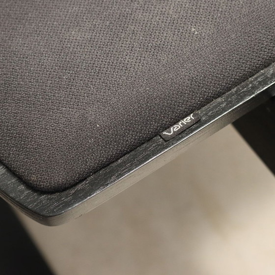 SET OF TWO Varier Actulum black design chairs – Dining chairs, Wood, Cotton (photo 3 of 9)