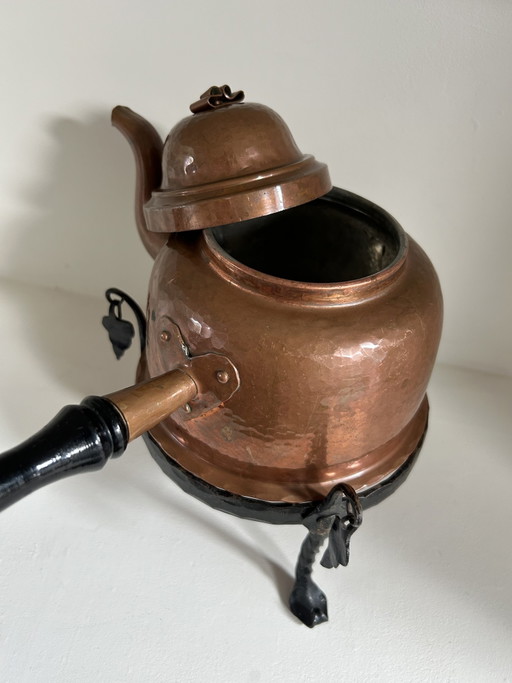 Copper Kettle Antique Handmade Sweden
