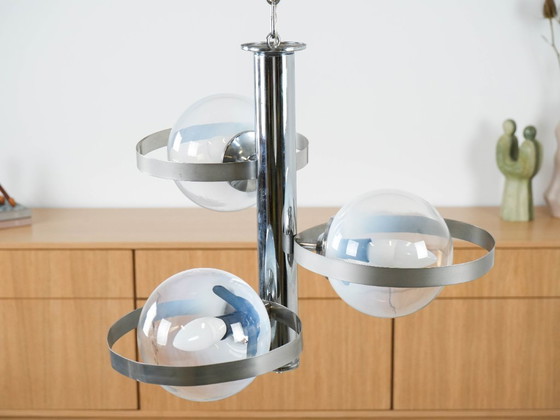 Image 1 of Lampada a sospensione, Space Age, anni '70, prodotta in Italia