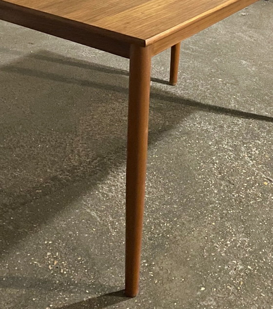 Image 1 of Scandinavische houten eettafel, bureau, 1960