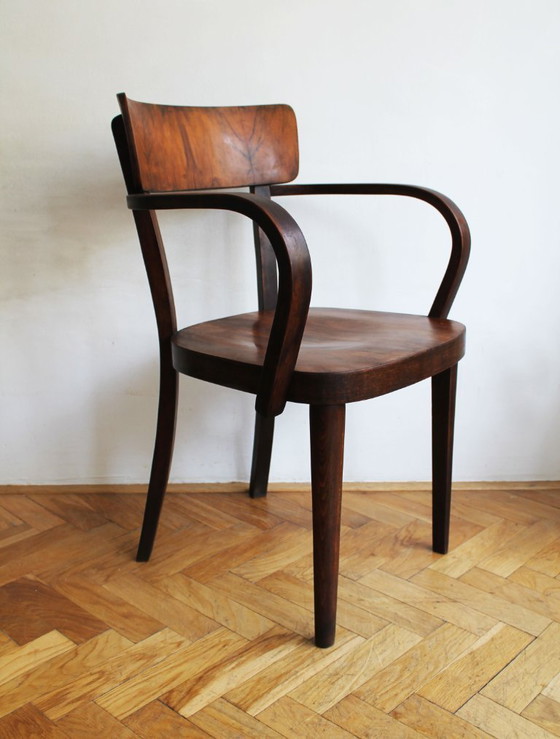 Image 1 of Coppia di sedie Art Déco degli anni '30 di Tatra