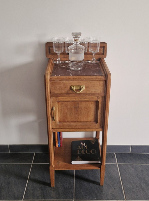 Mobili Art Déco - Rovere massiccio e marmorizzato - 1920