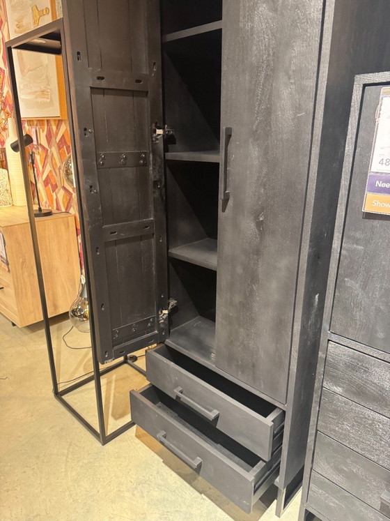 Piastra Mango Wood Storage Cabinet Deep Black – Pronto Wonen (photo 3 of 3)