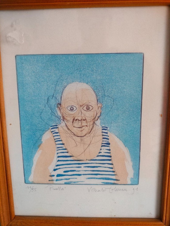 Image 1 of 3 screen prints by Ronald Tolman