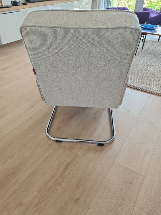 Dykmeijer Sessel. 2-teilig mit 1 Hocker. – Dykmeyer, Wool (photo 6 of 6)