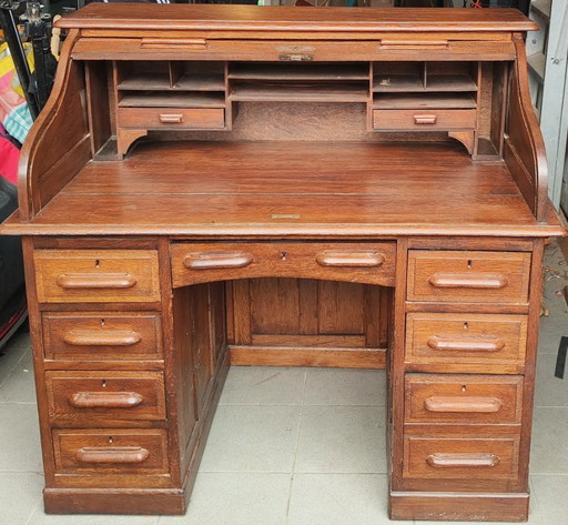 Vintage American Desk with shutter