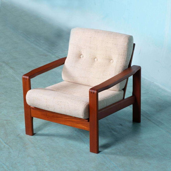 Image 1 of Midcentury armchair teak Danish design Japandi lounge chair