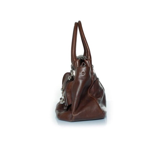 Image 1 of Bolso Celine Blossom de piel marrón