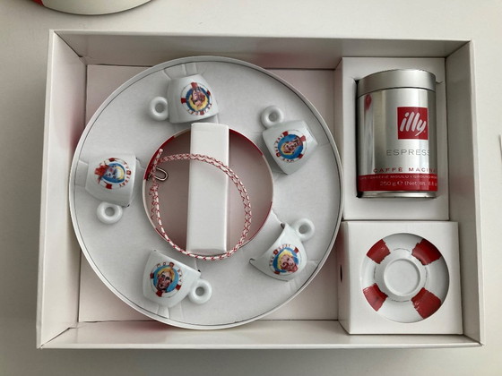 Image 1 of Collection Illy - 2005 - Tasses à expresso - Julian Schnabel - Chuck.