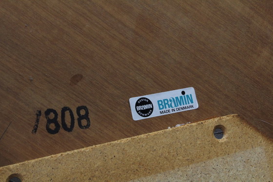Image 1 of Vintage Danish round extendable dining table, teak, 1960s, Bramin