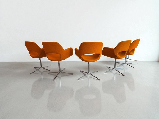 6x swivel chair the anchor orange