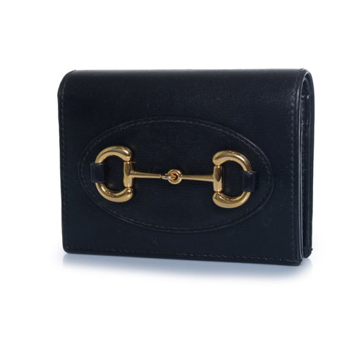 Cartera tarjetero de piel Gucci Horsebit 1955 – portemonnees klein lederwaren, Calfskin