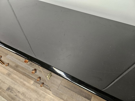 1970er Pierre Cardin Buffetschrank aus schwarz lackiertem Holz – Buffetschränke, Wood, Klassiek (photo 8 of 32)