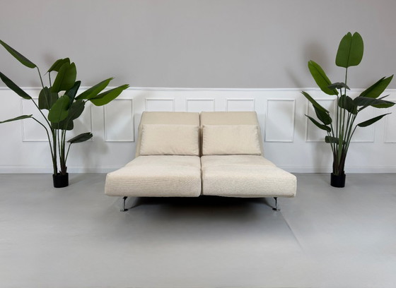 Image 1 of Brühl Moule Sofa Beige Reclining Function Fabric