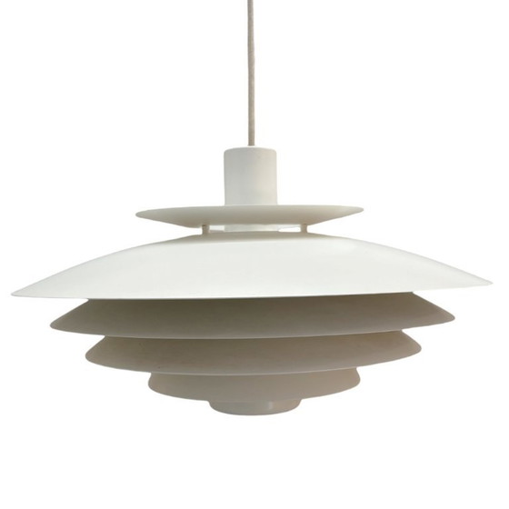 Image 1 of Lampe bol blanche de style vintage danois Form-Light, modèle 52610